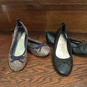 JOE FRESH - Bundle of 2 Girls Slip On Dress Shoes - size 13
